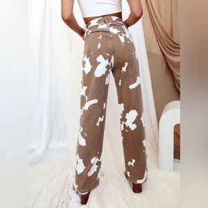 Midland Cow Print Jeans